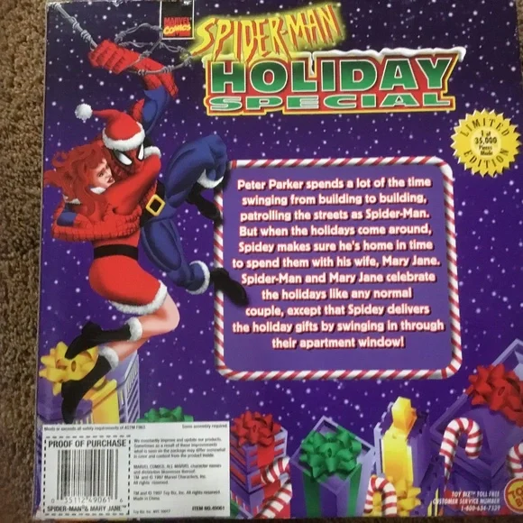 Spider-Man & Mary Jane Holiday Special Limited Edition 1 of 35,000 with Magnet - Picture 3 of 16